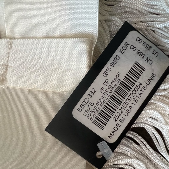 NWT BEBE Adelle Bralette W/Fringe XS - Picture 5 of 8